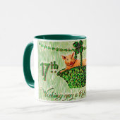 Saint Patrick's Day Lucky Pig,  Mok (Voorkant links)