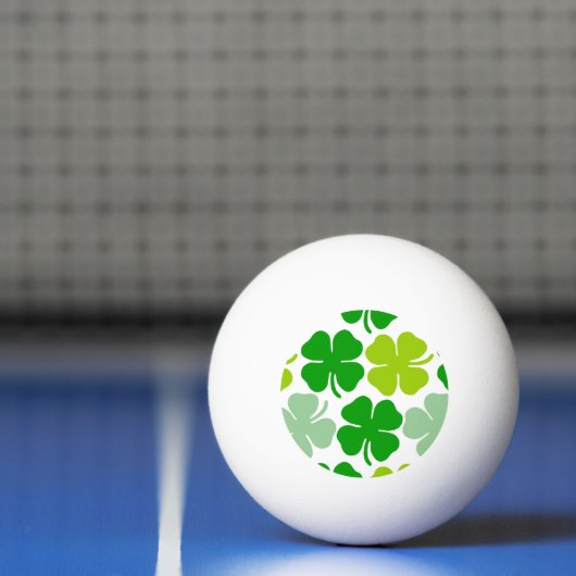 Saint Patrick's Day Lucky Shamrock Pingpongballen (Net)