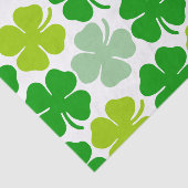 Saint Patrick's Day Lucky Shamrock Tissuepapier (Detail)