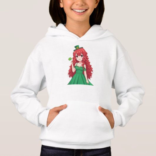 Saint Patrick's day mignonne, classe d'anime irlan (Devant)