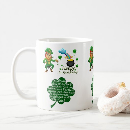 Saint Patrick's Day Mok (Met donut)
