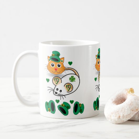 Saint Patrick's Day Mok (Met donut)