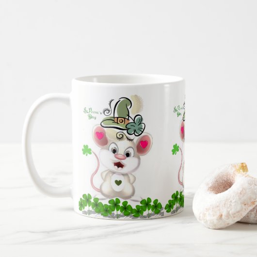 Saint Patrick's Day Mok (Met donut)