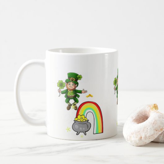 Saint Patrick's Day Mok (Met donut)
