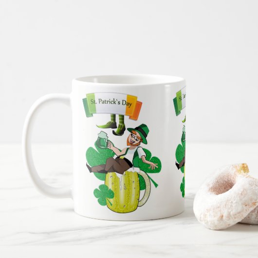 Saint Patrick's Day Mok (Met donut)