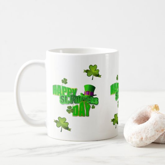 Saint Patrick's Day Mok (Met donut)