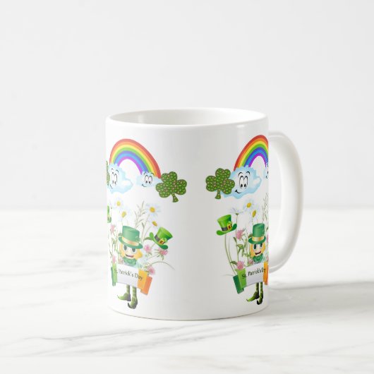 Saint Patrick's Day Mok Leprechaun (Voorkant rechts)