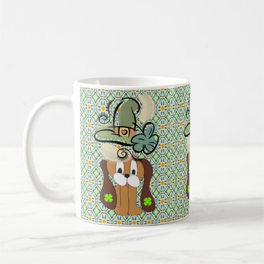 Saint Patrick's Day Mug Chien (Gauche)