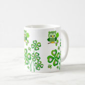 Saint Patrick's Day Mug Owl (Devant droit)