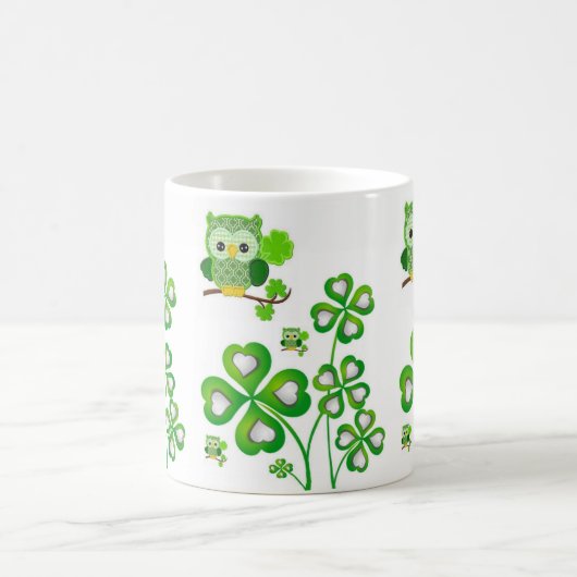 Saint Patrick's Day Mug Owl (Centre)