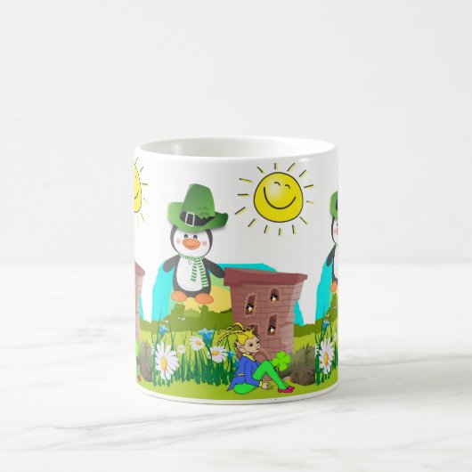 Saint Patrick's Day Mug Penguin (Centre)
