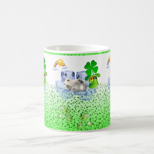 Saint Patrick's Day Mug Polar Bear (Centre)