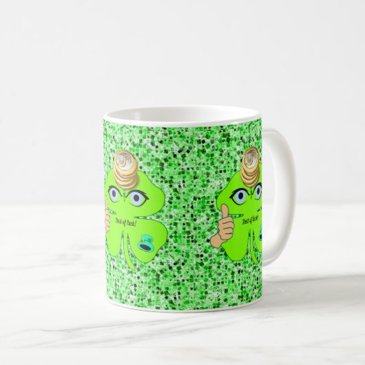 Saint Patrick's Day Mug Shamrock (Devant droit)