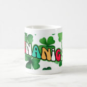 Saint Patrick's Day Mug Shamrocks et Shenanigans (Centre)