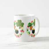 Saint Patrick's Day Mug Teddy Bear (Devant droit)