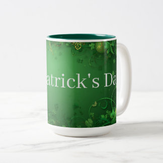 Saint Patrick's Day mug Tweekleurige Koffiemok