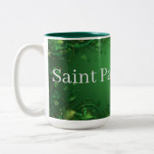 Saint Patrick's Day mug Tweekleurige Koffiemok (Links)