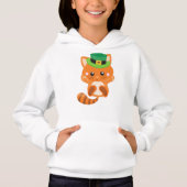 Saint Patrick's Day, Orange Cat, Casquette Leprech (Devant)