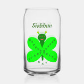 Saint Patricks Day Papillon Nom personnalisé (Verso)
