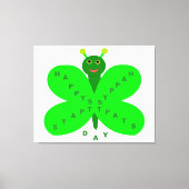 Saint-Patricks Day Papillon toile Imprimer (Recto)
