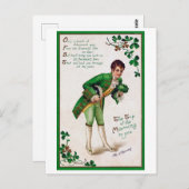Saint Patrick's Day Poem,  Briefkaart (Voorkant / Achterkant)