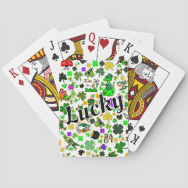 Saint Patrick's Day Poker Spel Good Lucky Charms Pokerkaarten