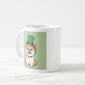 Saint Patrick's Day Pomeranian Mug (Devant gauche)