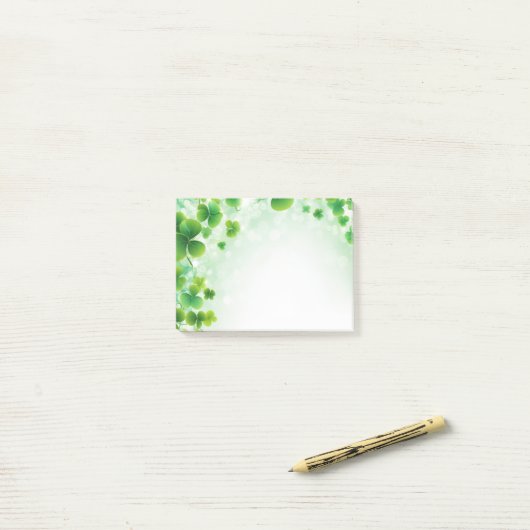 Saint Patrick's Day Post-it-Notes Post-it® Notes (Op bureau)