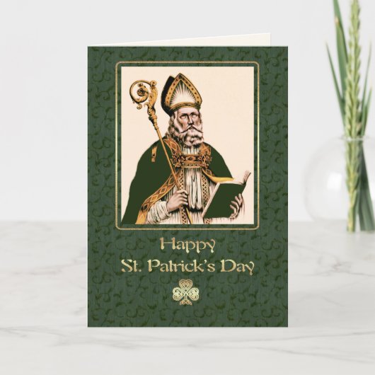 Saint Patrick's Day Religieus Kaart (Voorkant)