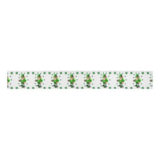 Saint Patrick's Day Ribbon Grosgrain Lint (Voorkant)