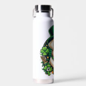 Saint Patrick's Day Schattige Dog Waterfles (Voorkant)
