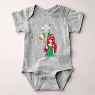 Saint Patrick's day schattige, Ierse anime klasse Romper