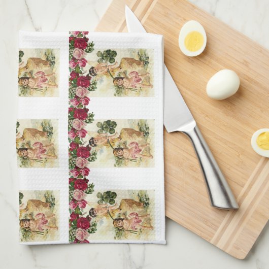 Saint Patrick's Day Serviette à main (Quart Plié)