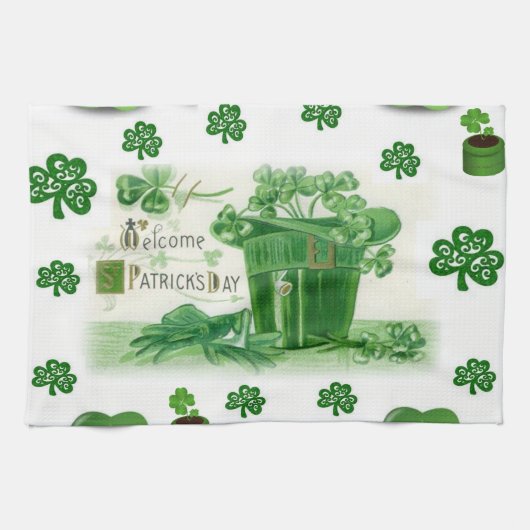 Saint Patrick's Day Serviette à main (Horizontal)
