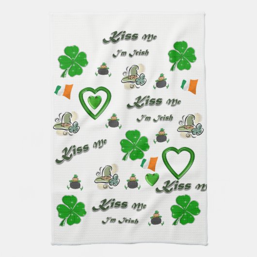 Saint Patrick's Day Serviette à main (Vertical)