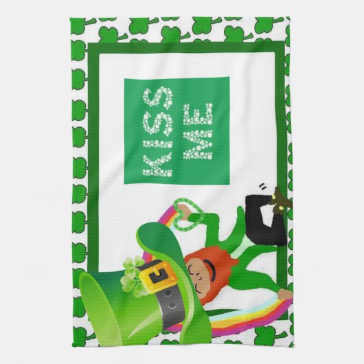 Saint Patrick's Day Serviette à main (Vertical)