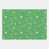 Saint Patrick's Day Shamrock Inpakpapier Vel (Voorkant)