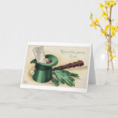 Saint Patrick's Day, Shamrock, Kaart (Gele Bloem)