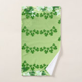 Saint Patricks Day Shamrock mignon Lucky Girl Gree (Serviette à main)