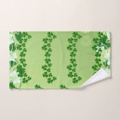 Saint Patricks Day Shamrock mignon Lucky Girl Gree (Serviette à main)