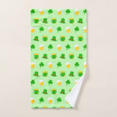 Saint Patrick's Day Shamrock Pot of Gold Celtic Kn (Serviette à main)