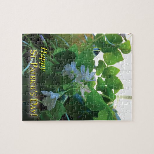 Saint Patrick's Day Shamrocks Jigsaw Puzzle (Horizontal)