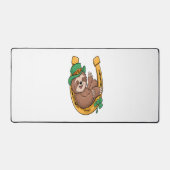 Saint Patrick's Day Sloth Horseshoe Lucky (Recto)