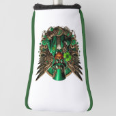 Saint Patrick's Day steampunk klaver Golfheadcover (Draai 90)
