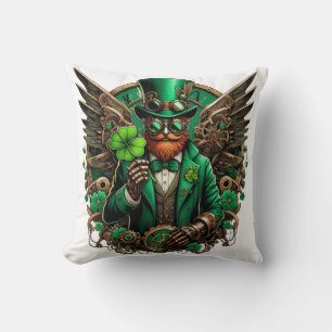 Saint Patrick's Day steampunk klaver Kussen