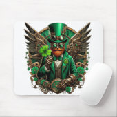 Saint Patrick's Day steampunk klaver Muismat (Met muis)