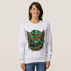 Saint Patrick's Day steampunk klaver Trui