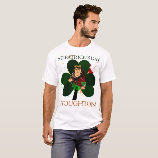 Saint Patrick's Day Stoughton T-shirt (Voorkant volledig)