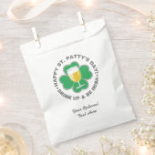 Saint Patrick's Day, texte personnalisé sacs de fa (Coupé)