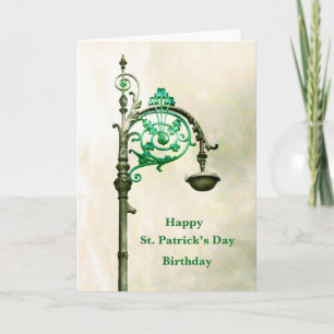 Saint Patrick's Day Verjaardag Wenskaart Kaart